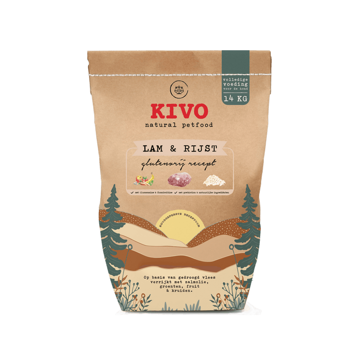 Kivo granule - Bezlepkové Jehně s rýží Senior