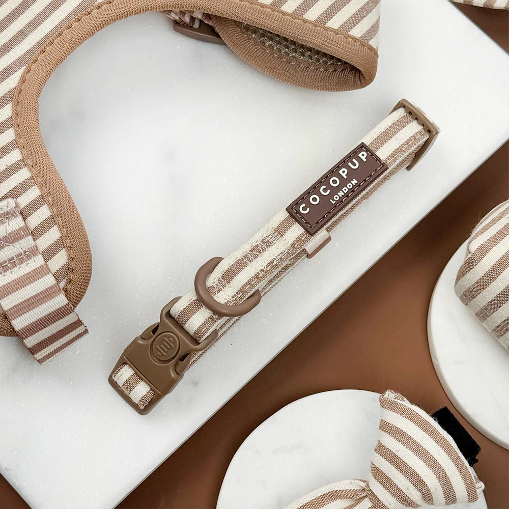 Hundehalsband Cocopup – London Linen Stripes