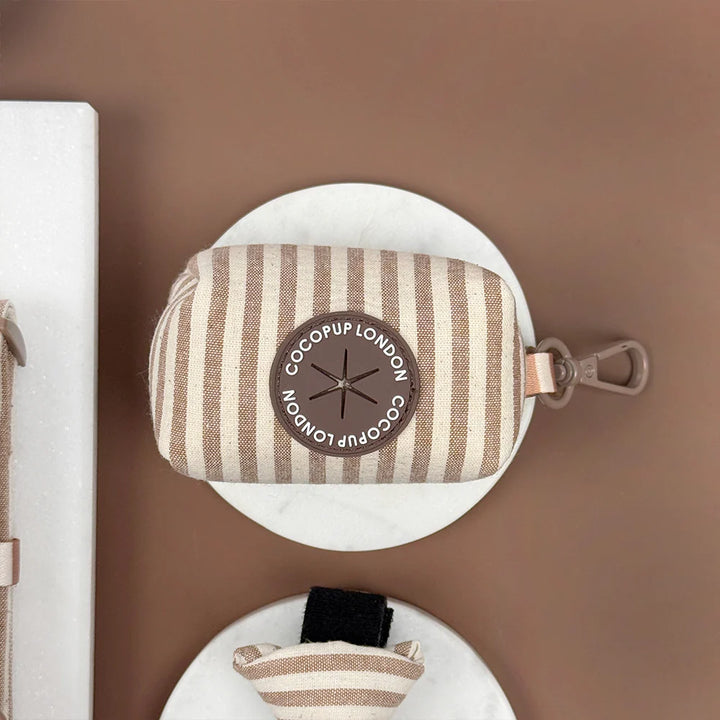 Cocopup pouzdro na sáčky – London Linen Stripes