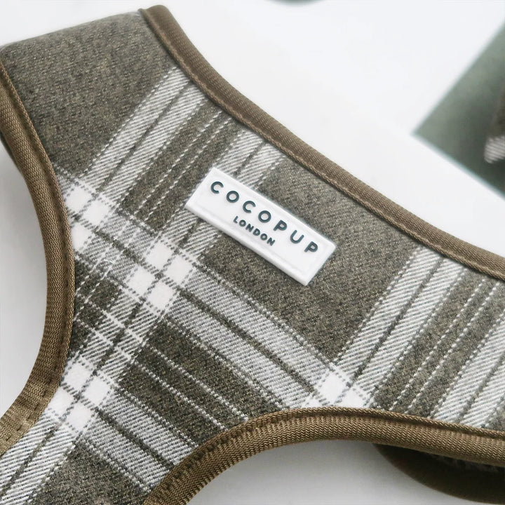 Nastavitelný postroj Cocopup - Olive Check