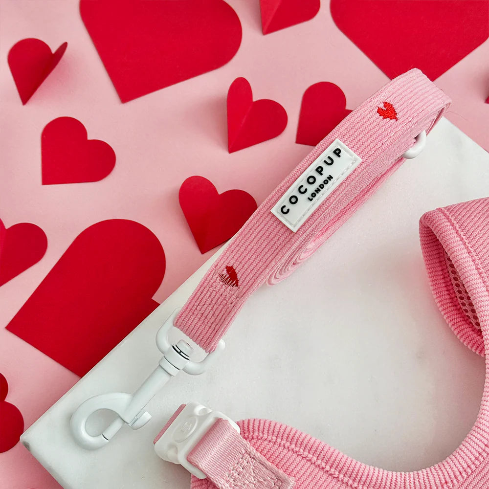 Vodítko Cocopup - Pink Heartstring Cord