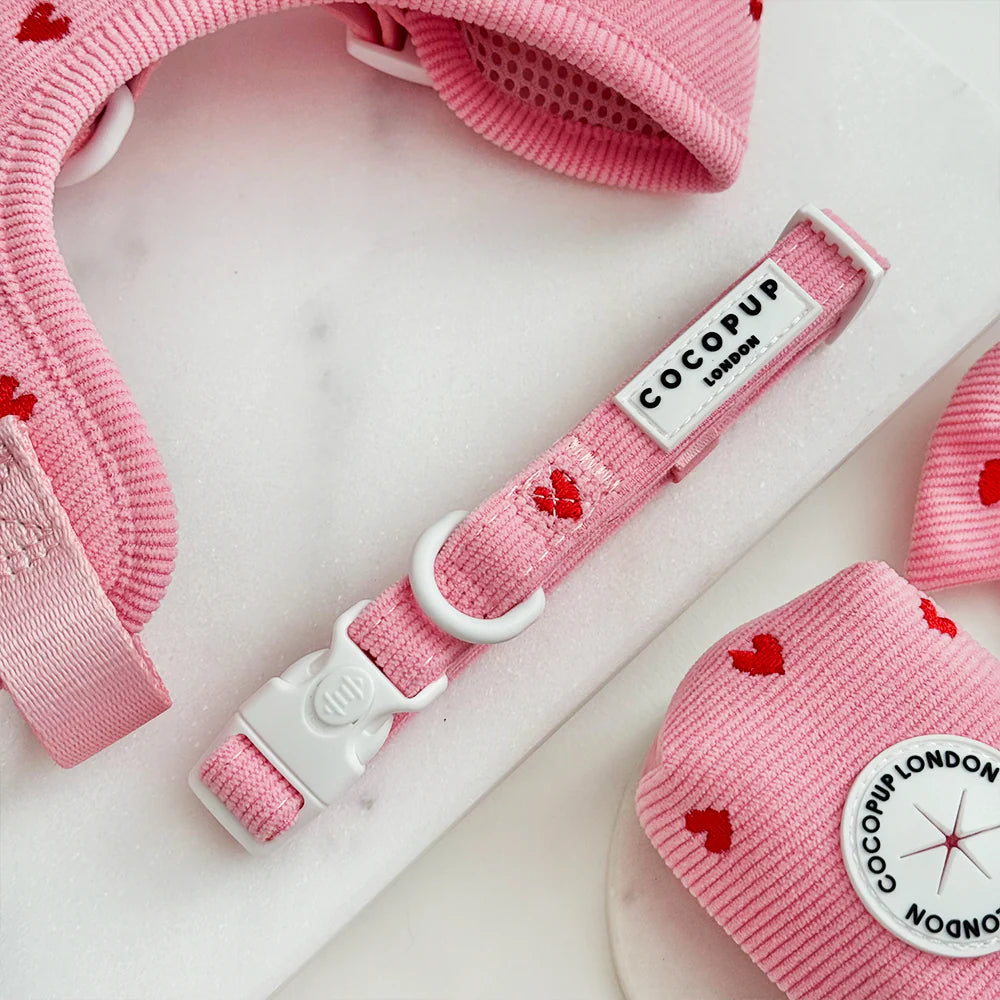 Obojek Cocopup - Pink Heartstrings Cord