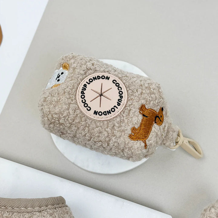 Cocopup pouzdro na sáčky - RALPH &amp; FRIENDS MOCHA TEDDY