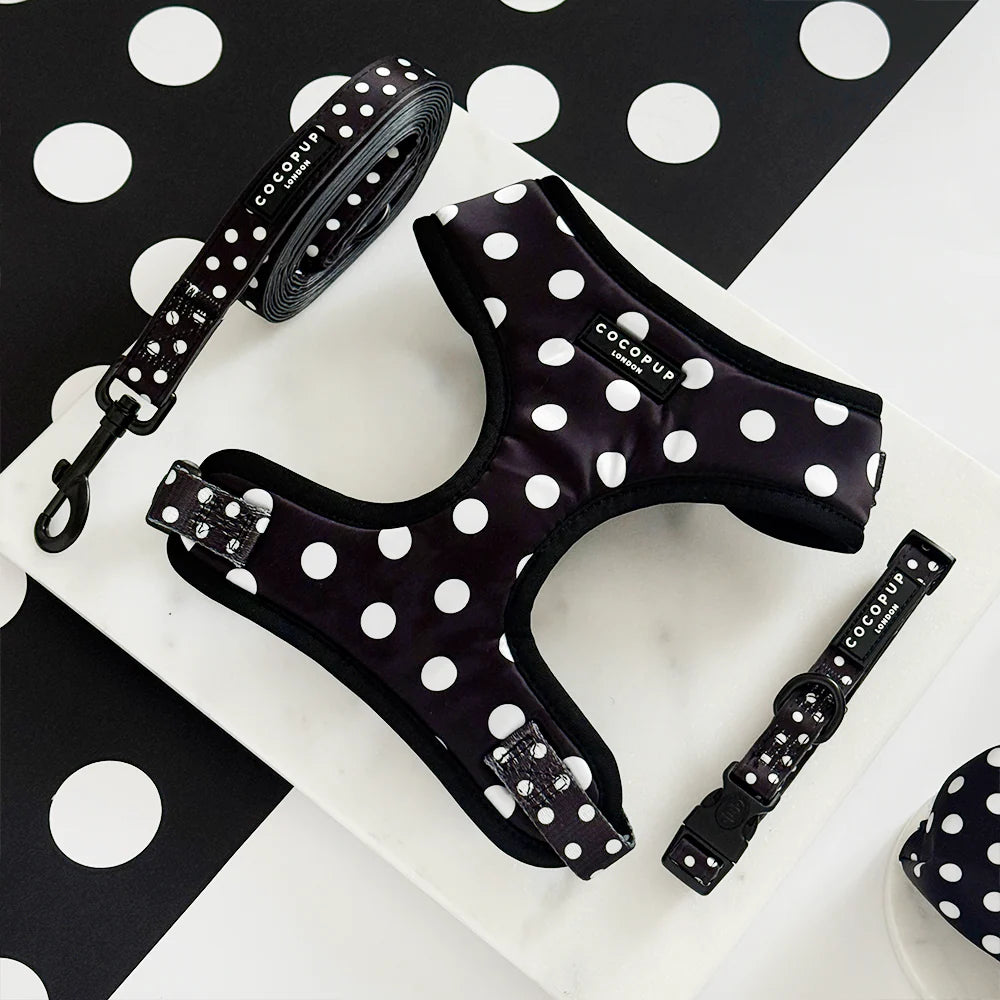 Nastavitelný postroj Cocopup - Satin Polka Dot