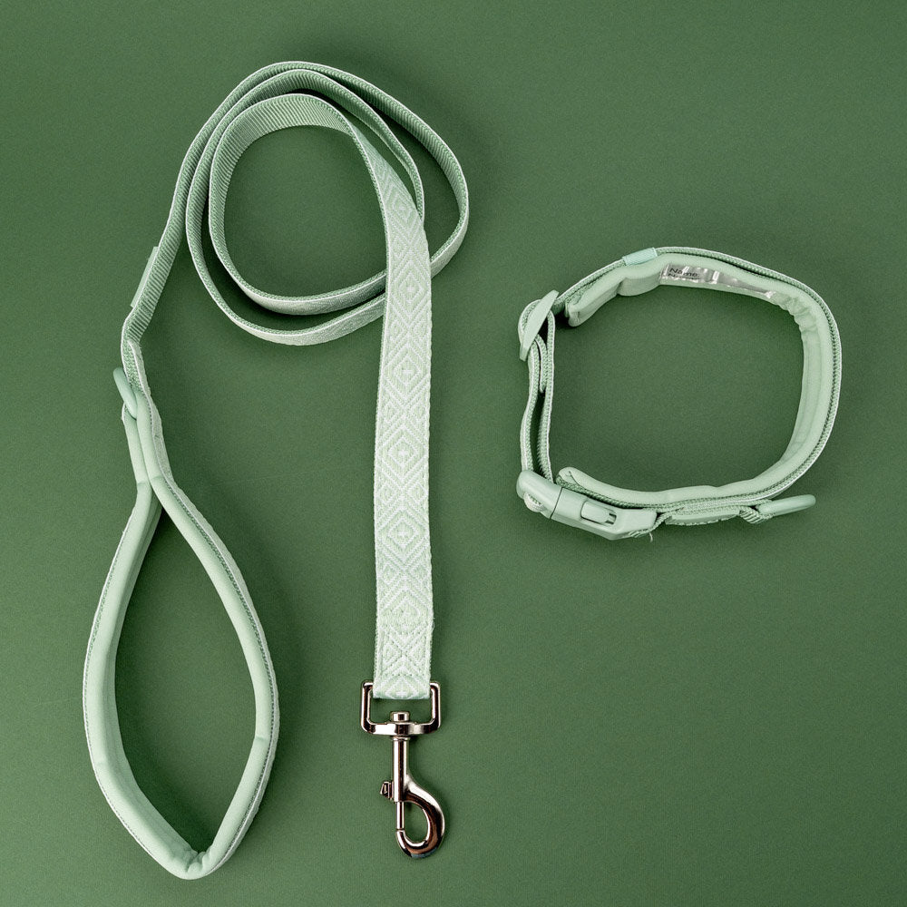 Adventure obojek - Sage green Navajo