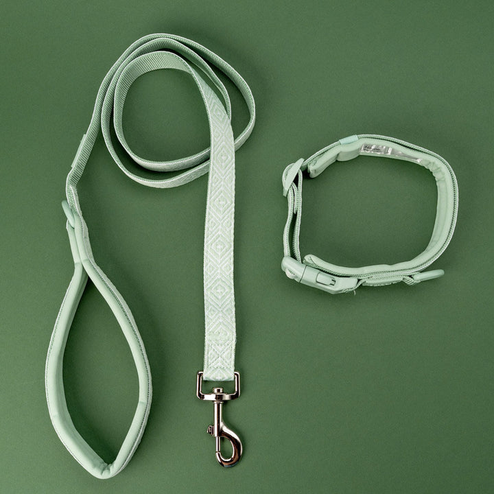 Adventure vodítko - Sage green Navajo