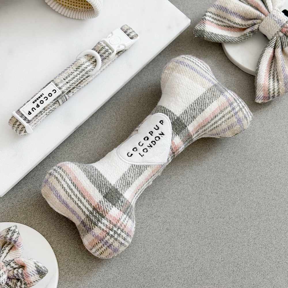 Cocopup hračka kost - Spring plaid