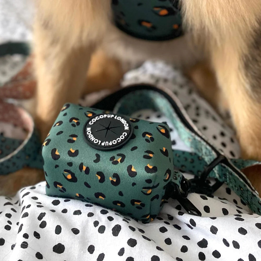 Cocopup pouzdro na sáčky - Khaki Leopard
