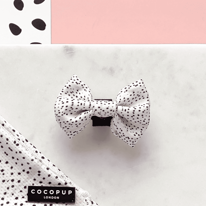 Cocopup Bow Tie - Pink Dalmatian