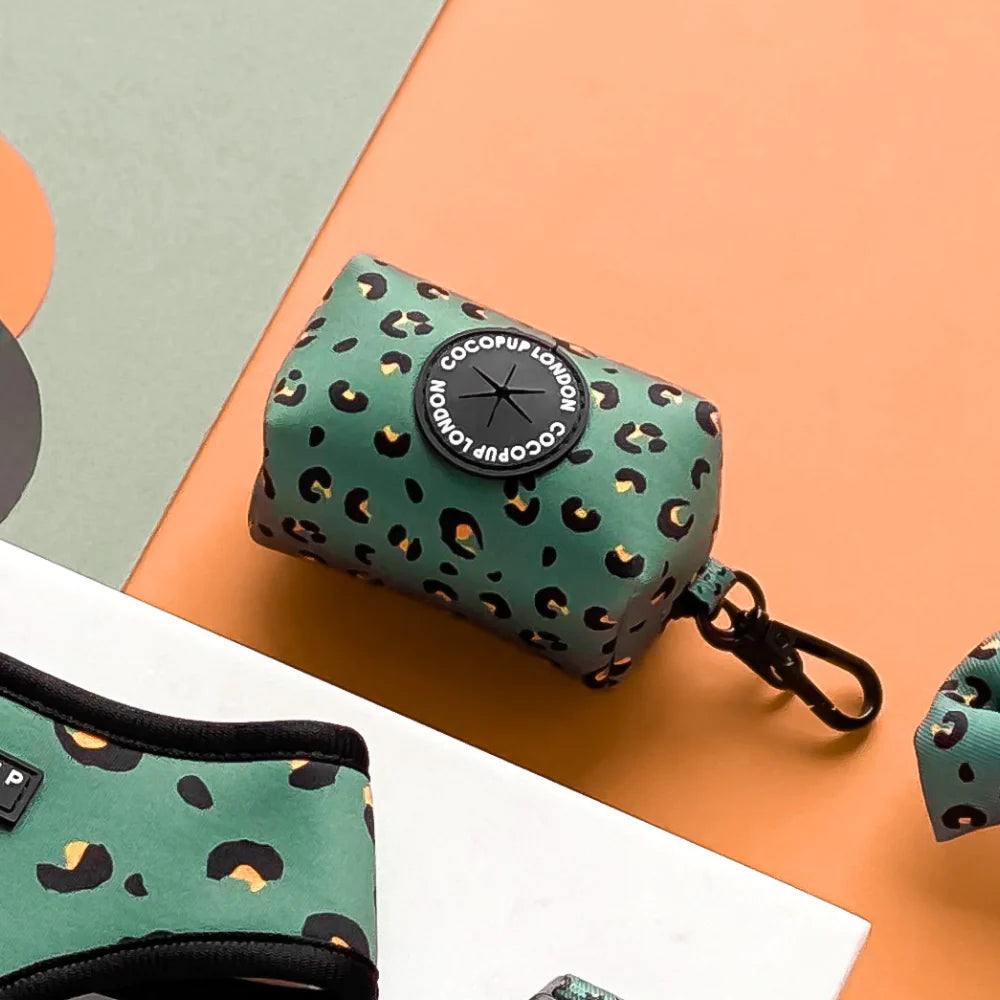 Cocopup pouzdro na sáčky - Khaki Leopard