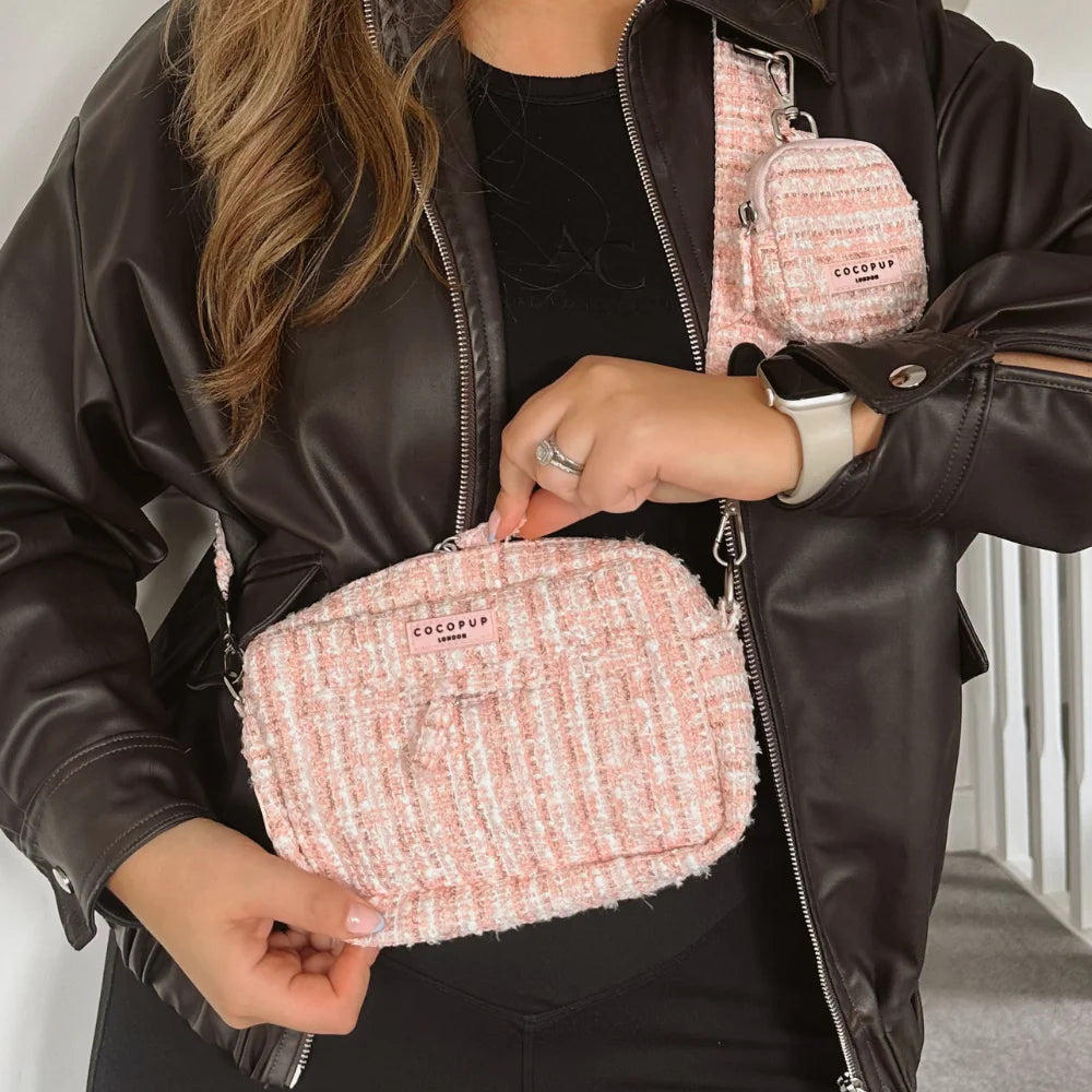 Pamlskovník CocoPup - Tweed Pink