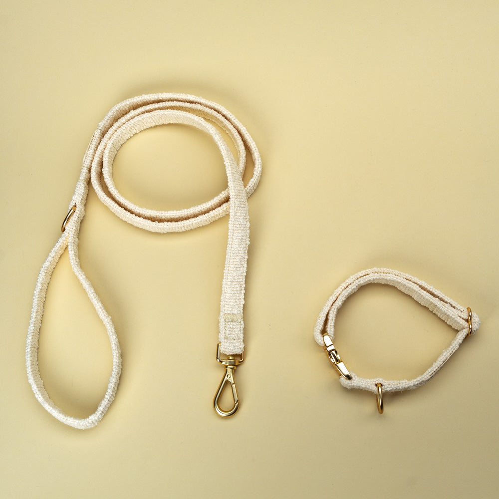 Dog collar - Vanilla Bouclé