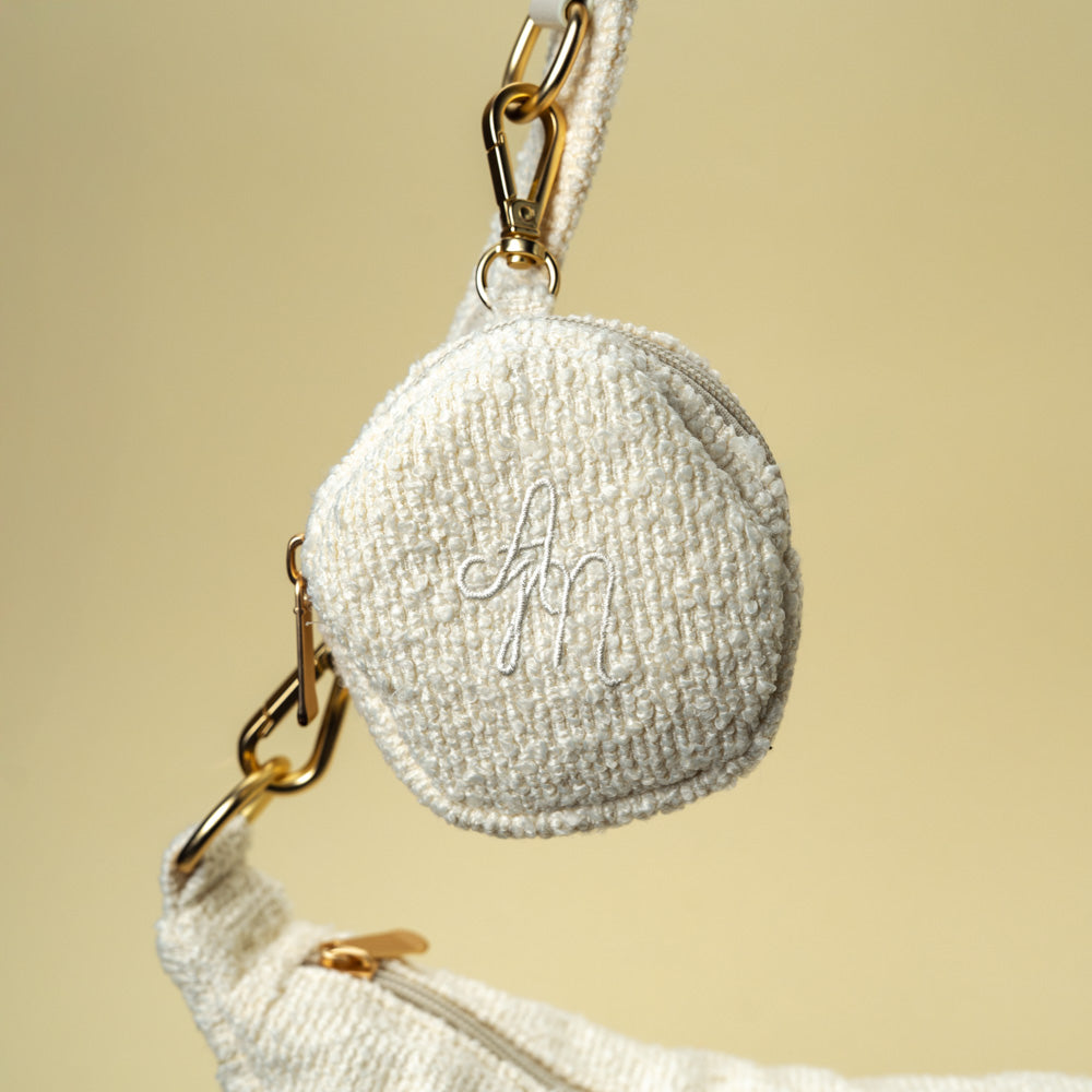 Set Moon Bag + Kapsička na pamlsky Aussie Maison - Vanilla Bouclé – Kapsička na pamlsky Aussie Maison - Vanilla Bouclé