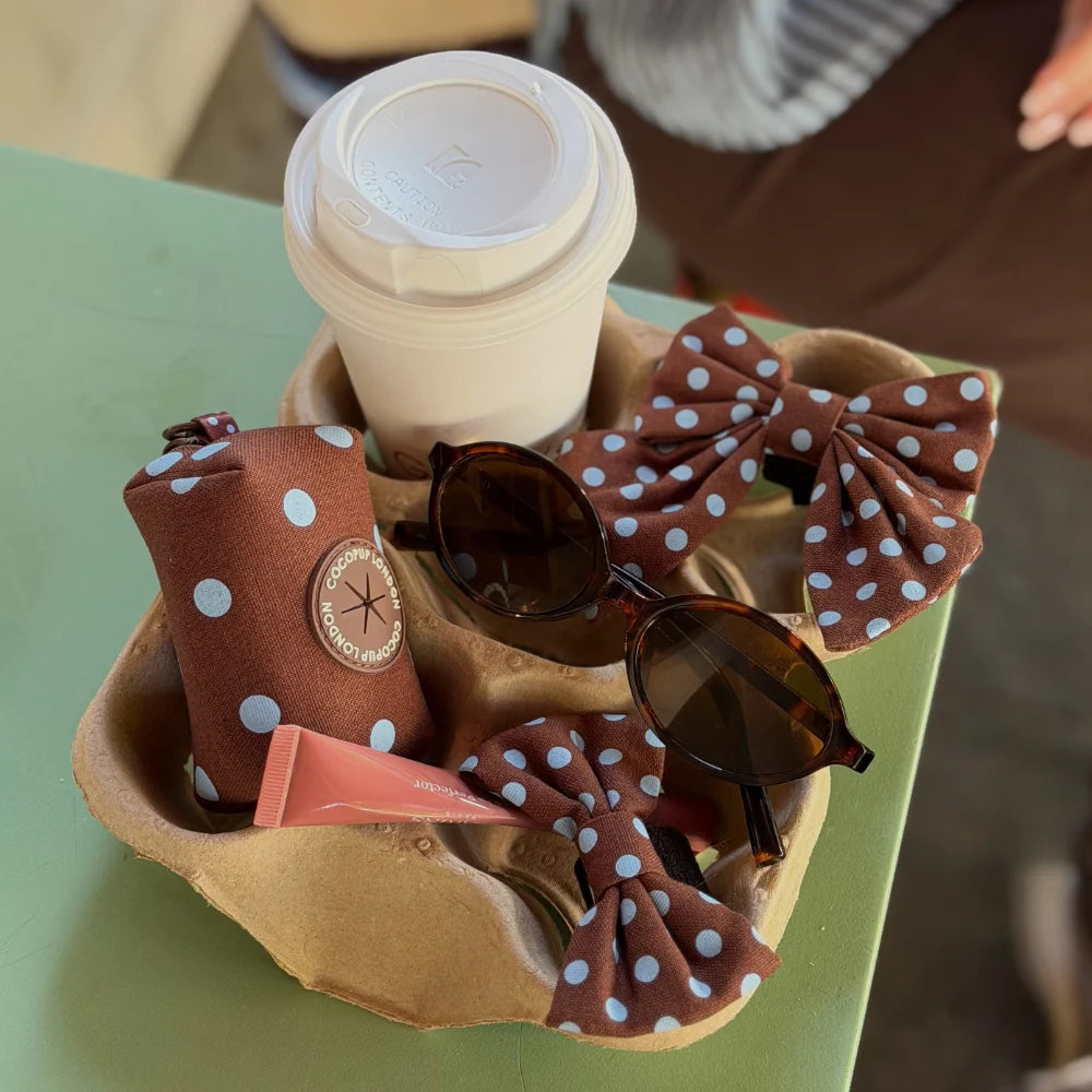 Cocopup bag holder - Chai Hearts