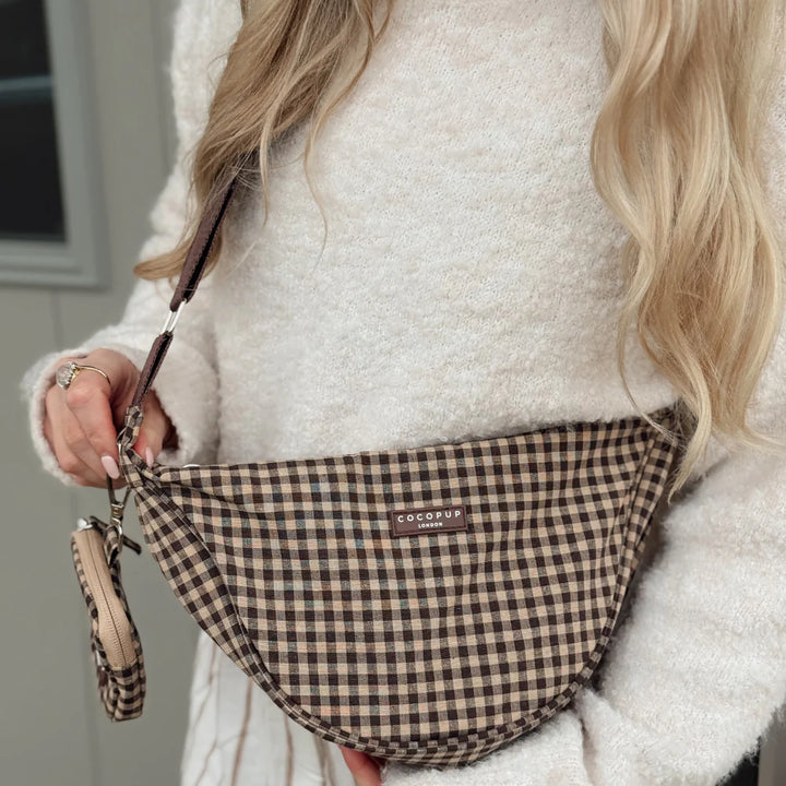 Pamlskovník CocoPup – Crossbody – COTSWOLD CHECK