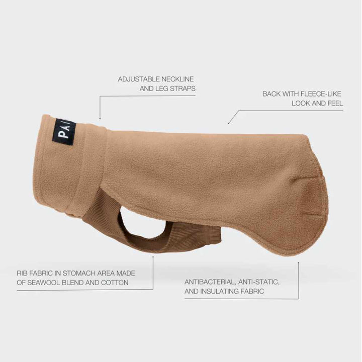 Fleecovka Paikka Seawool - Brown