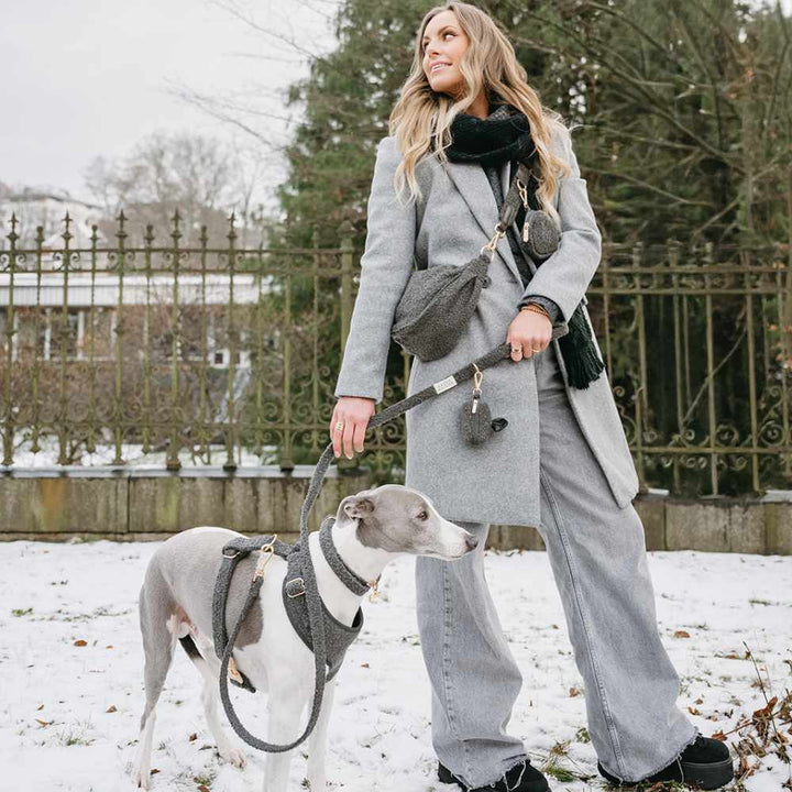Aussie Maison Lead - Graphite Bouclé