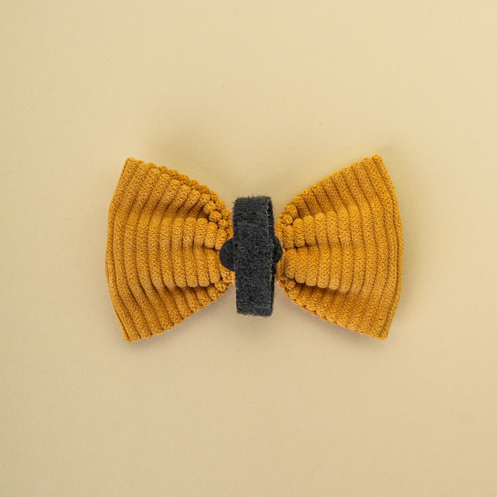 Motýlek Honey Cord Crush – zadní strana se suchým zipem