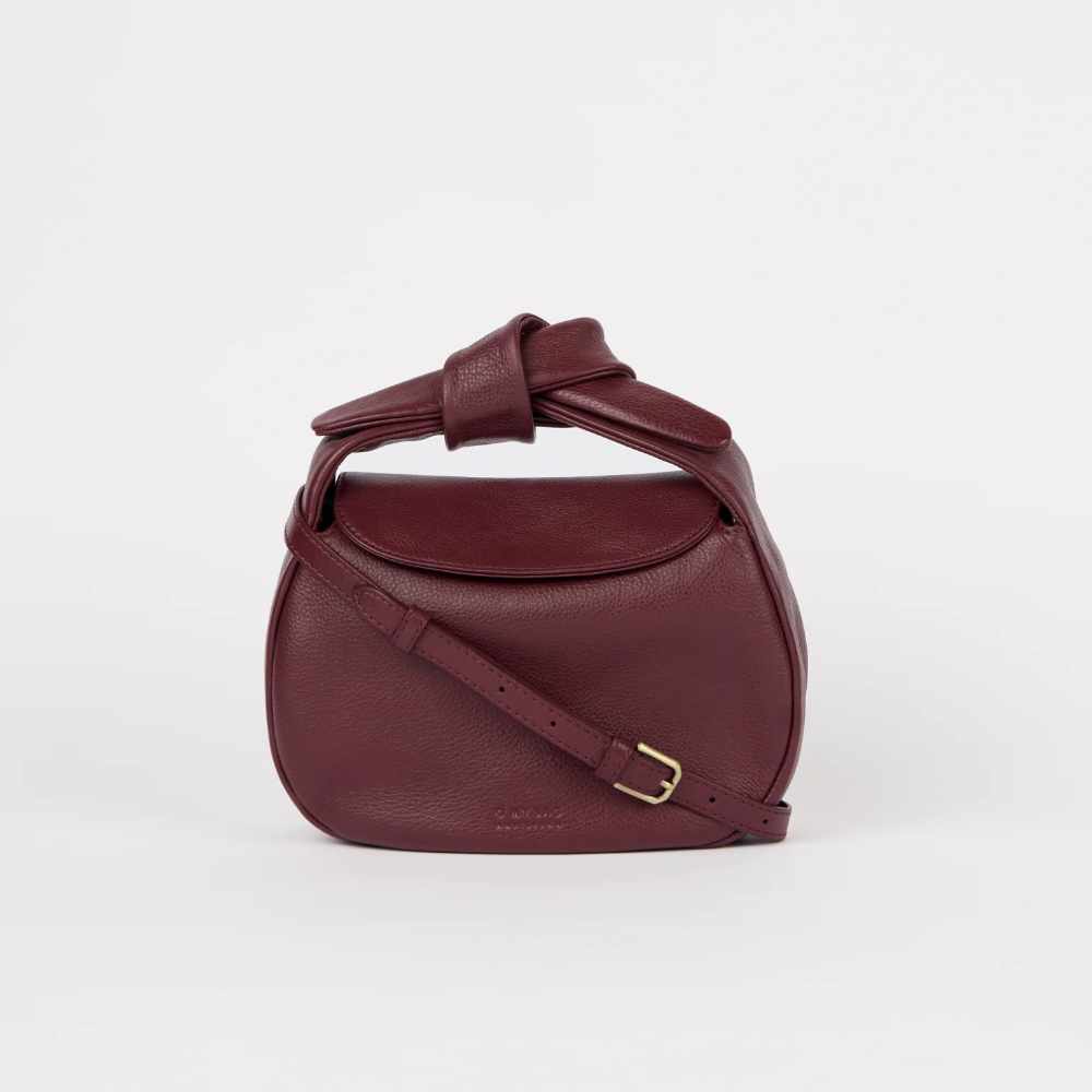 Kabelka O my Bag Amsterdam - Coco Croissant - Dark Cherry