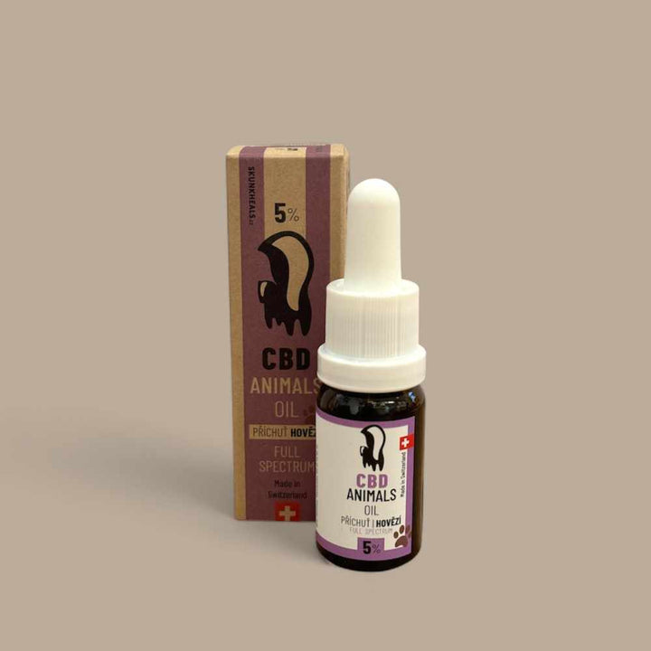 CBD Animals oil 5% Hovězí
