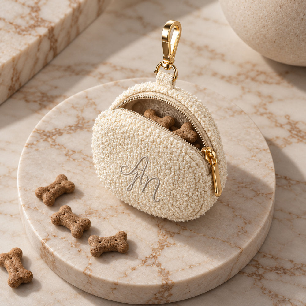 Kapsička na pamlsky Aussie Maison - Vanilla Bouclé