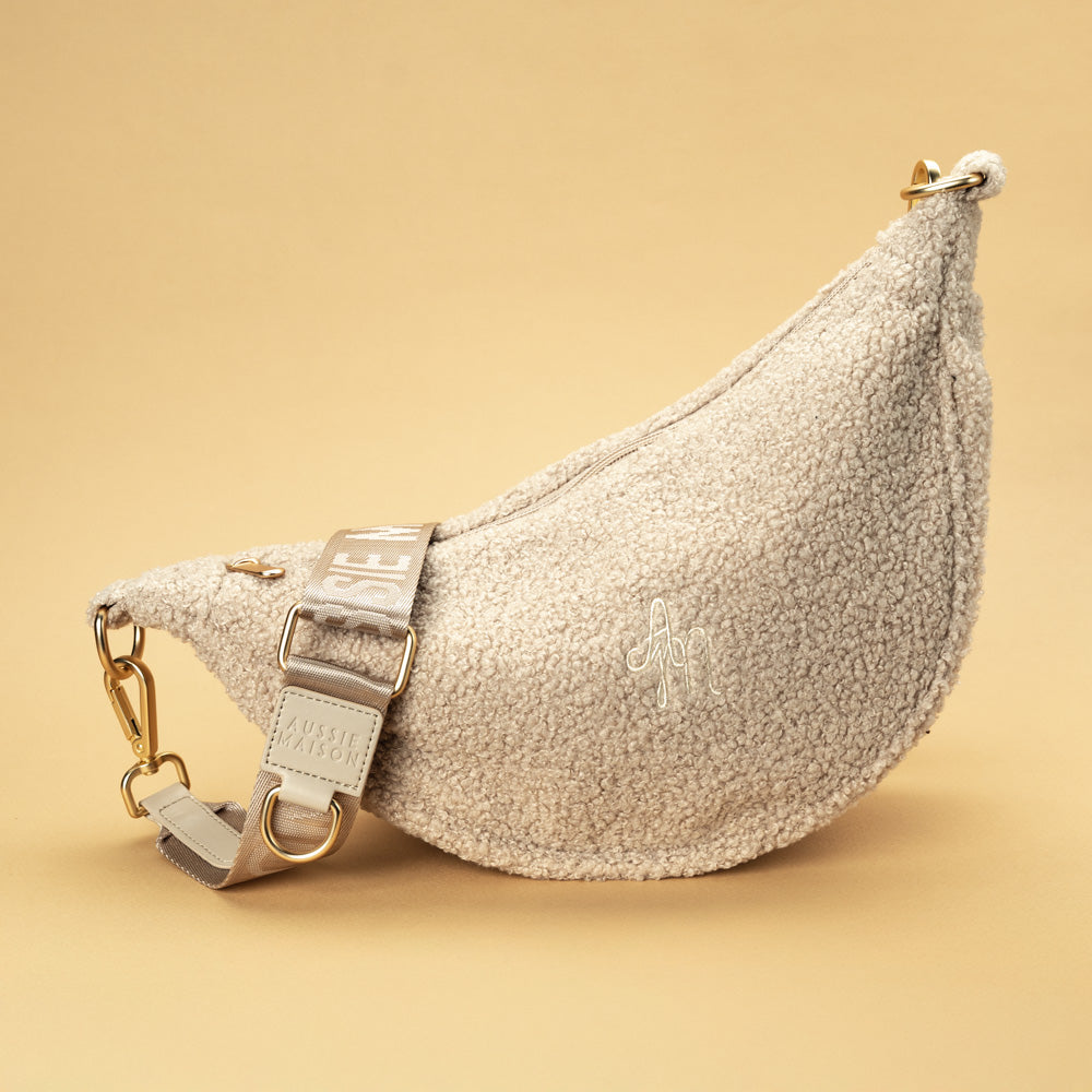 Set Moon Bag + Kapsička na pamlsky Aussie Maison - Blondie Teddy – Moon Bag Pamlskovník Aussie Maison - Blondie Teddy