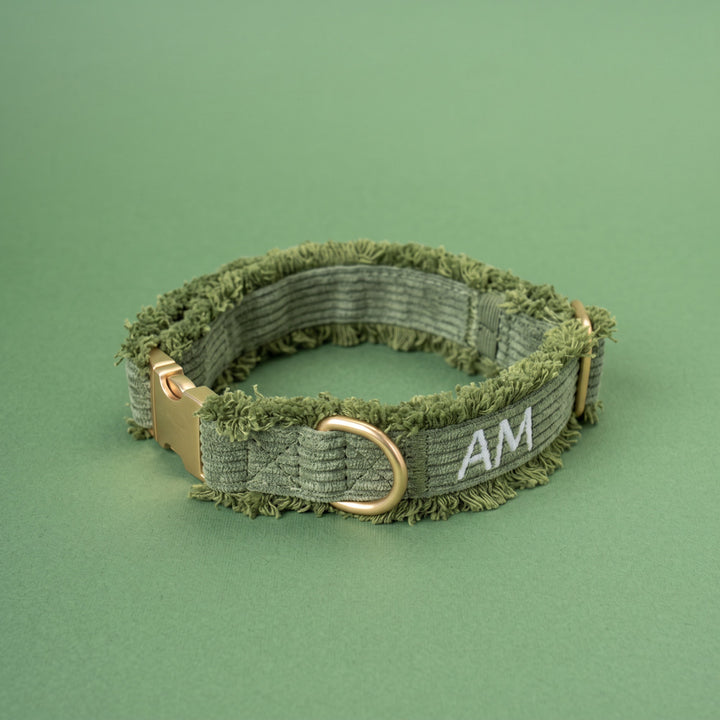 Obojek Aussie Maison - Khaki Cord Crush