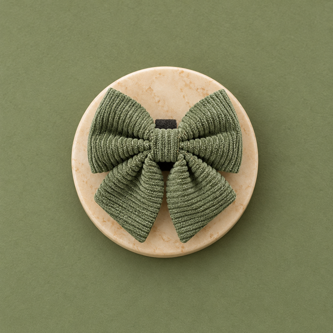 Motýlek Sailor Aussie Maison - Khaki Cord Crush