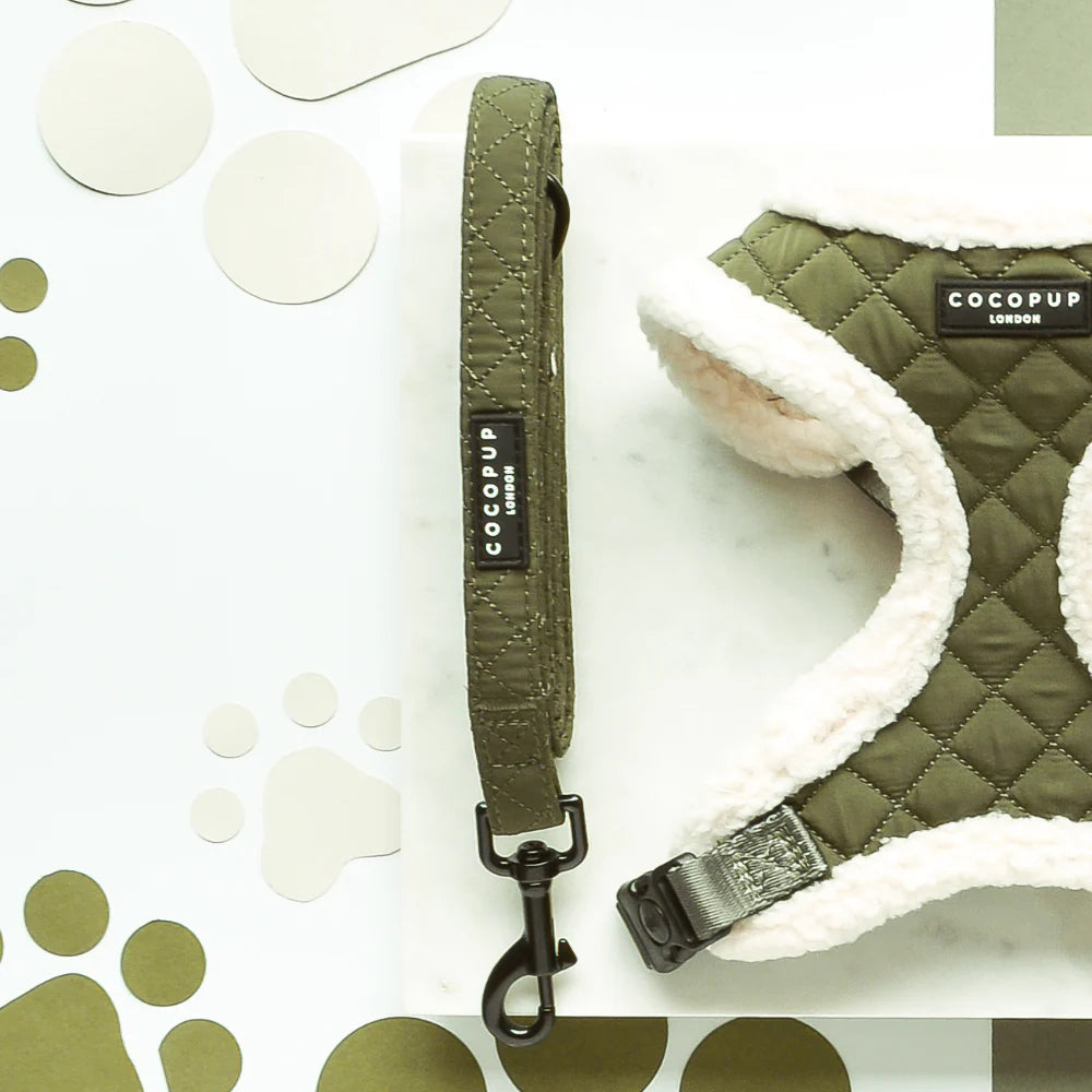 Vodítko Cocopup - Khaki Quilted