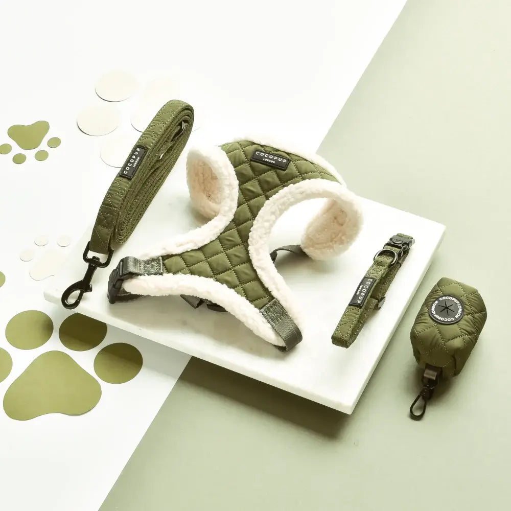 Cocopup pouzdro na sáčky - Khaki Quilted