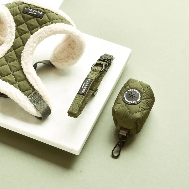 Cocopup pouzdro na sáčky - Khaki Quilted