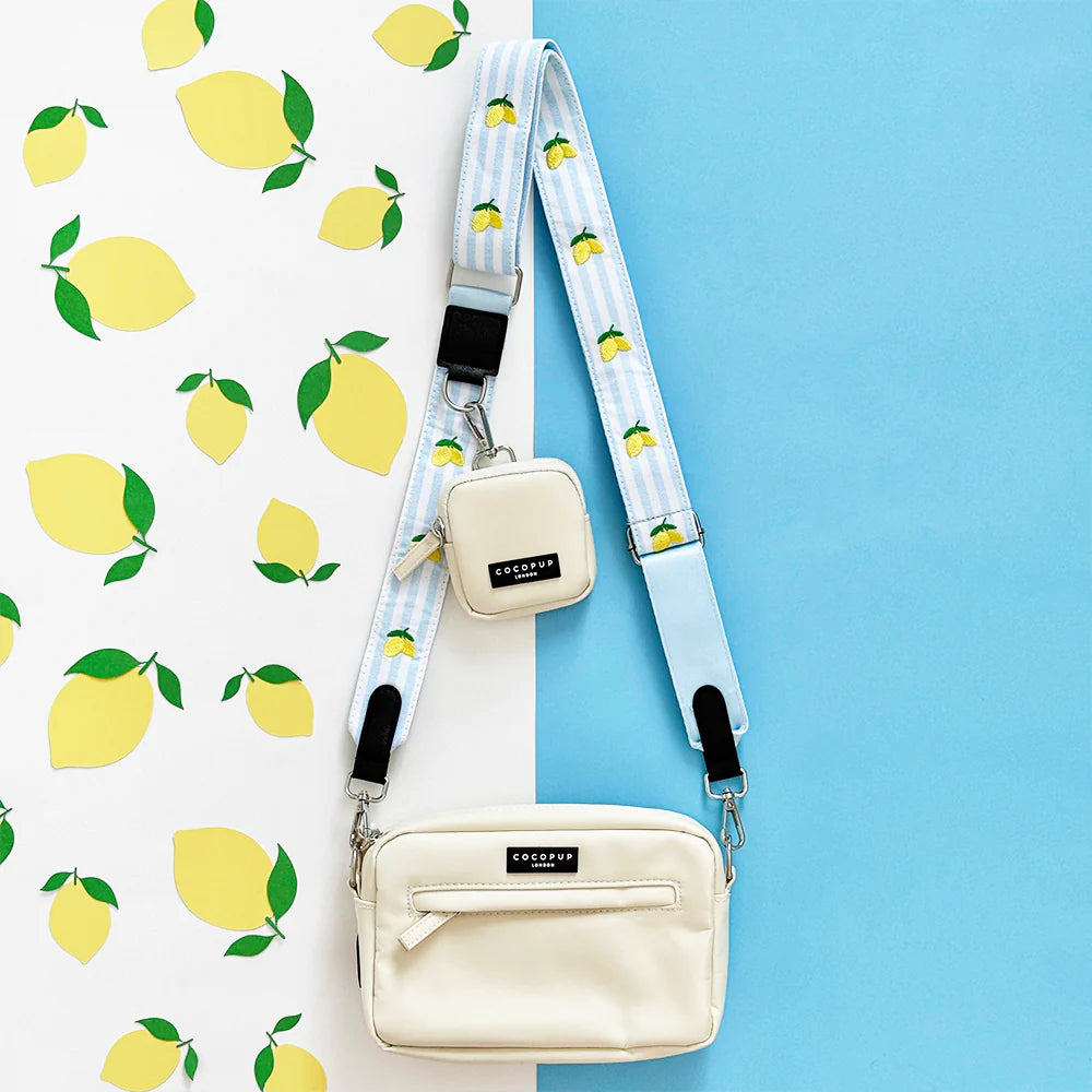 Popruh na pamlskovník CocoPup - Living La vida Lemon