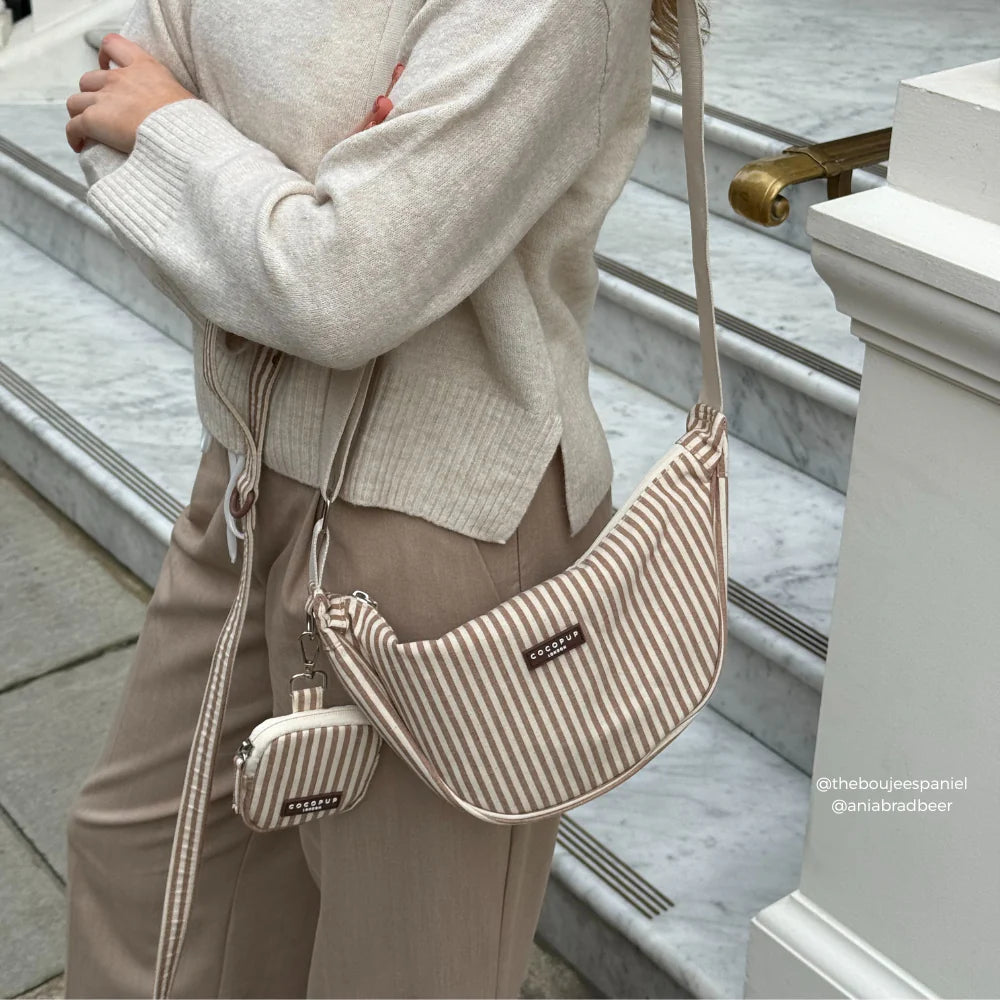 Kapsička na pamlsky CocoPup – London Linen Stripes