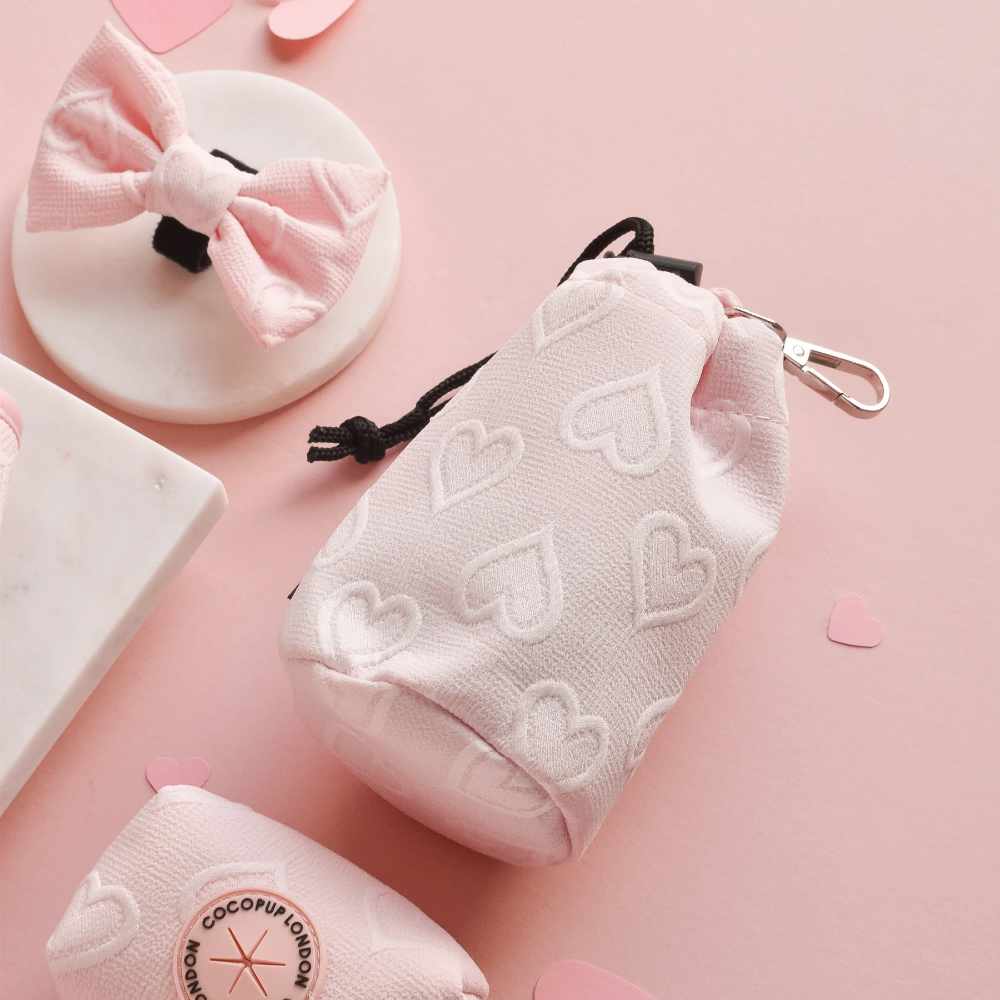 Pamlskový měšec CocoPup - Baby pink heart