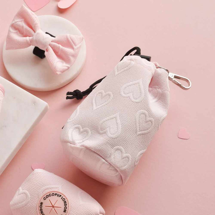 Pamlskový měšec CocoPup - Baby pink heart