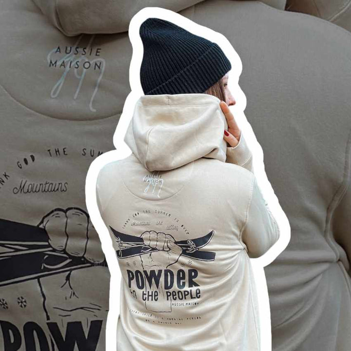Oversize Sweatshirt – White Powder