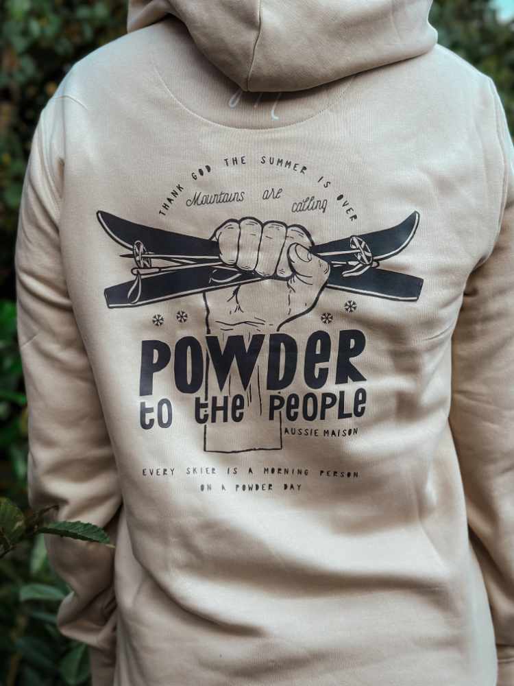 Oversize Sweatshirt – White Powder