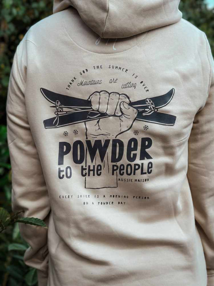 Oversize Sweatshirt – White Powder