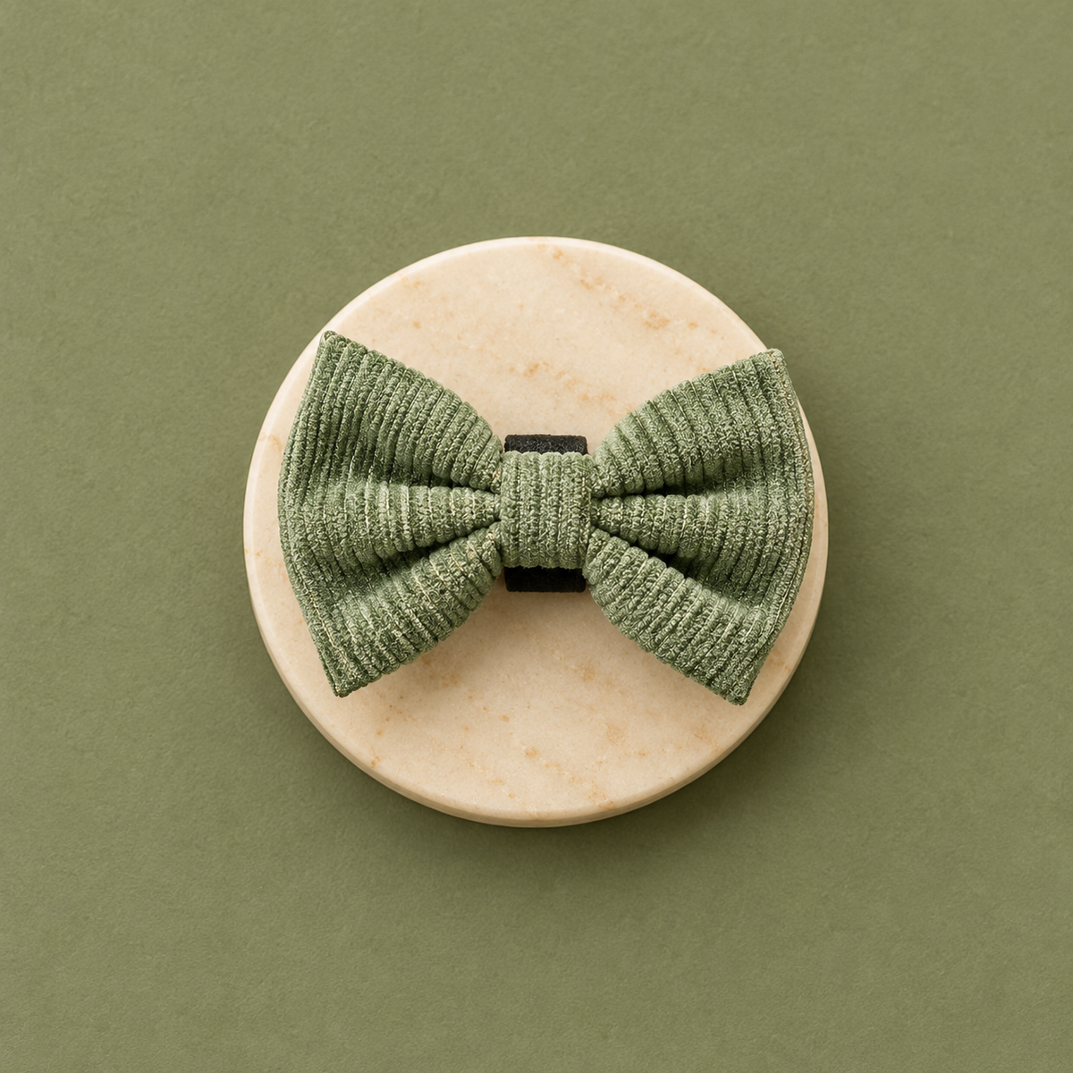 Motýlek Aussie Maison - Khaki Cord Crush