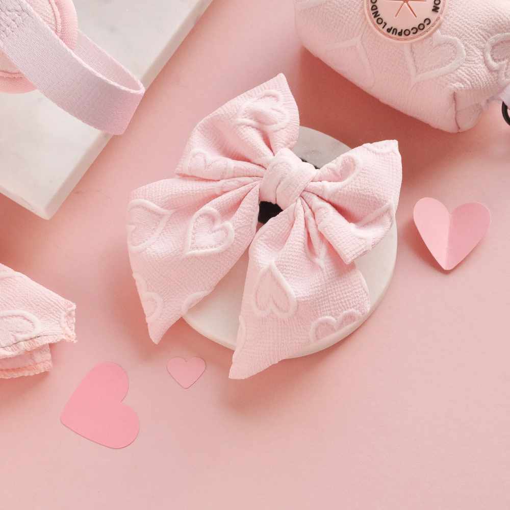 Motýlek Cocopup - Baby pink heart Sailor