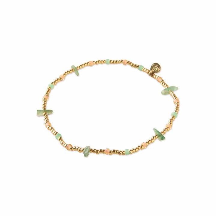 Náramek na nohu Thoughtful - Aventurine