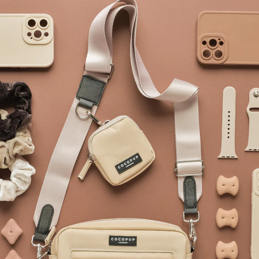 Leckerlibeutelgurt CocoPup Plain Nude