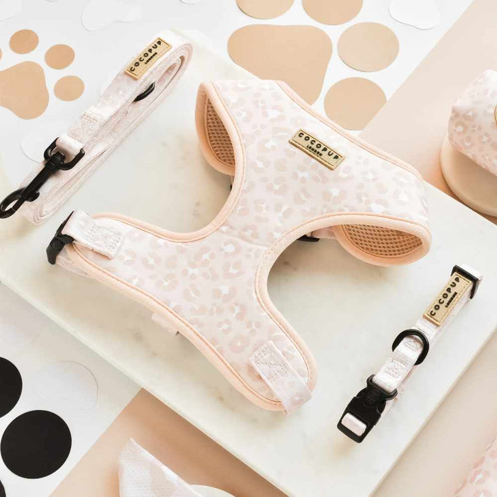 Nastavitelný postroj Cocopup - Nude chic leopard