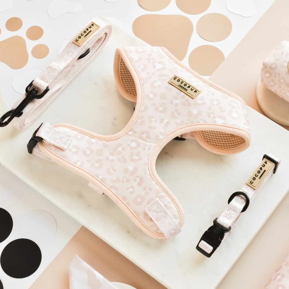 Obojek Cocopup - Nude chic Leopard