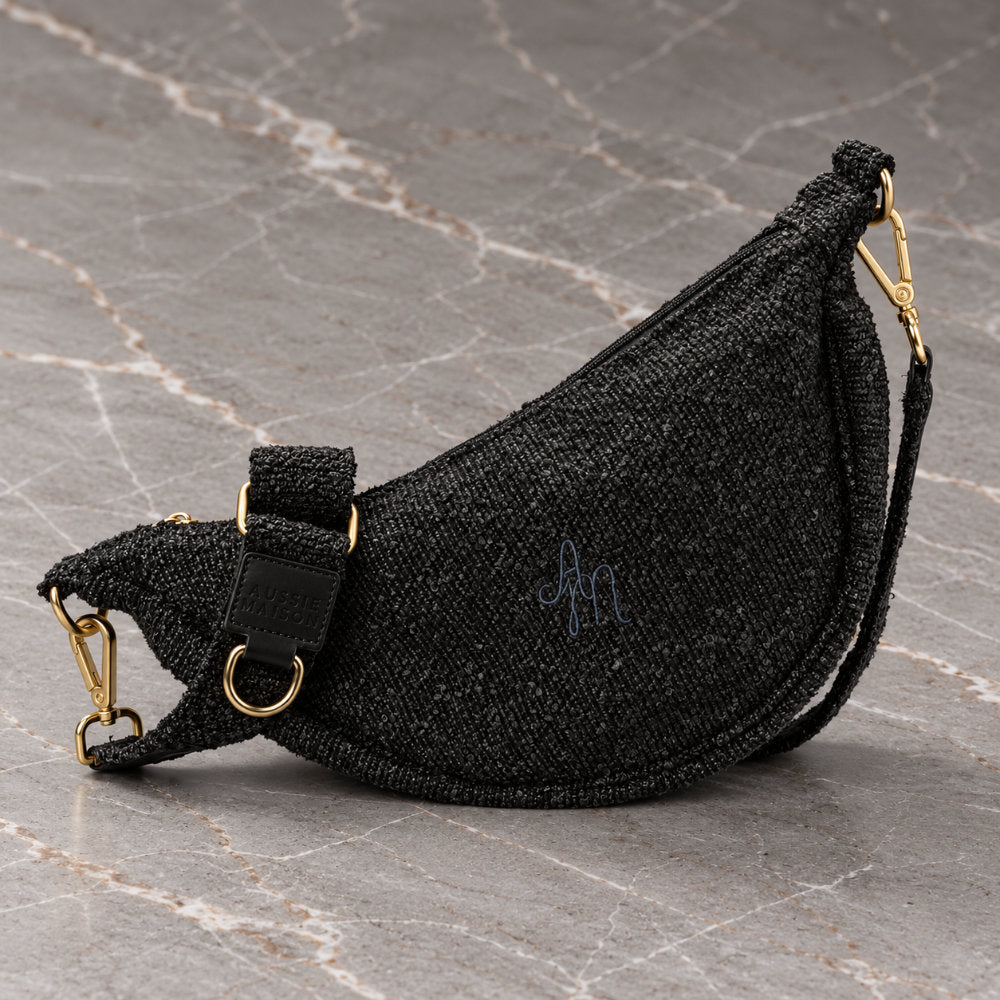 Moon Bag Pamlskovník Aussie Maison - Graphite Bouclé