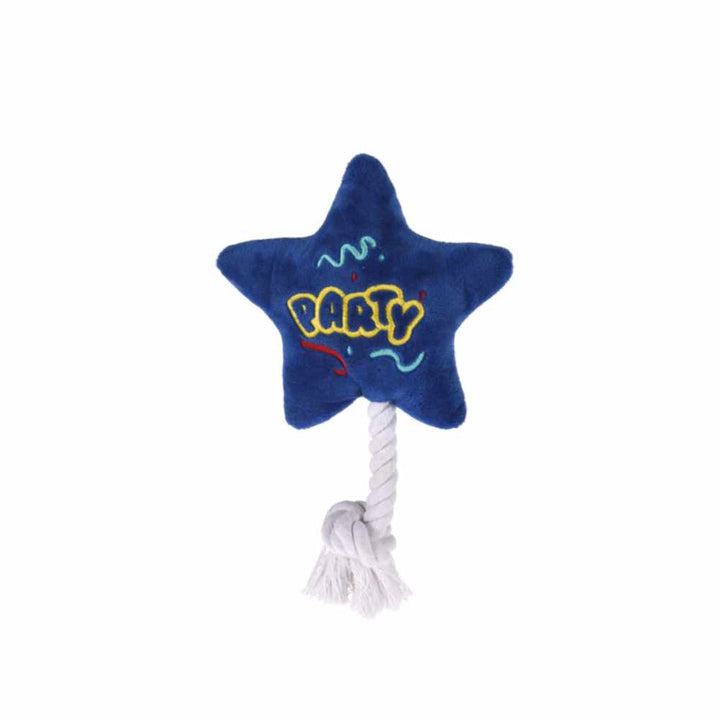 Party Star – plyšová hvězda s lanem