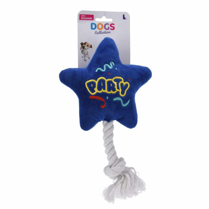 Party Star – plyšová hvězda s lanem