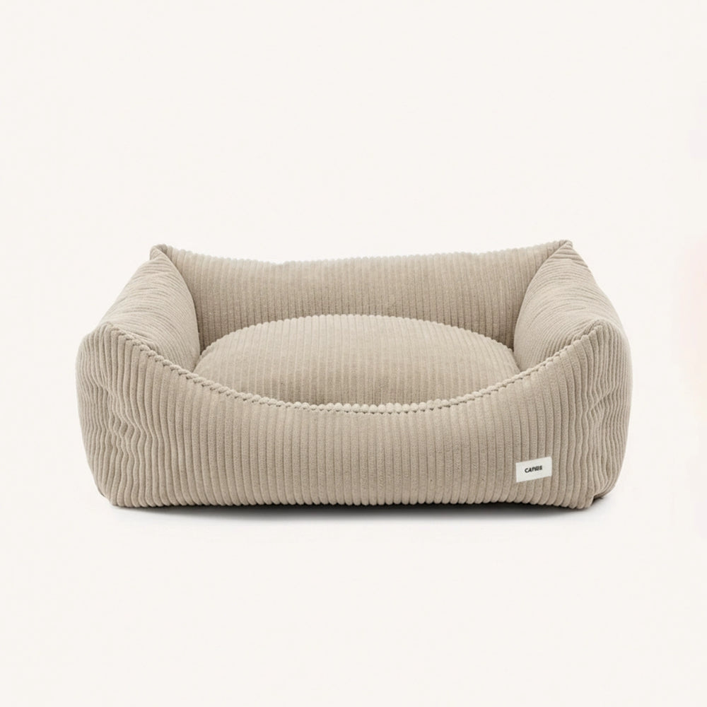 Snozy Hundebett Cord – beige