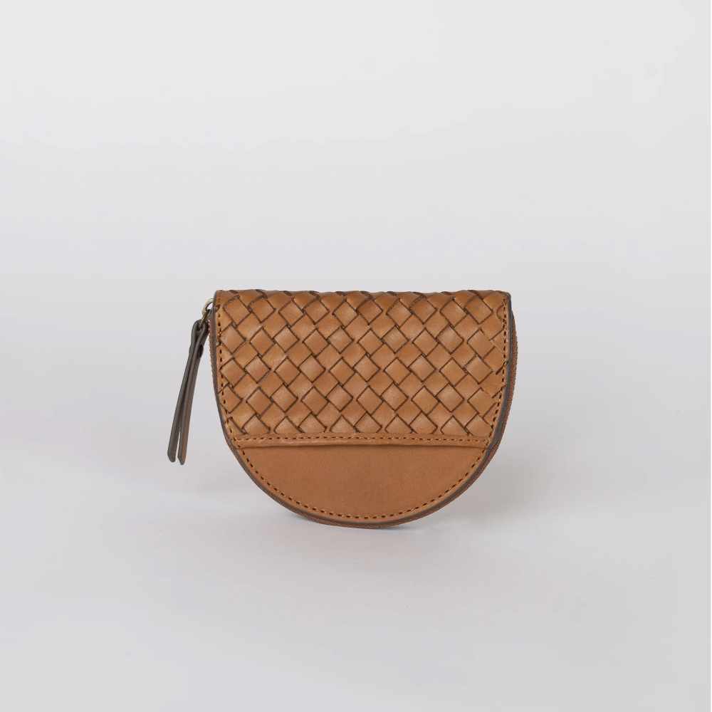 Peněženka Laura - Woven Cognac