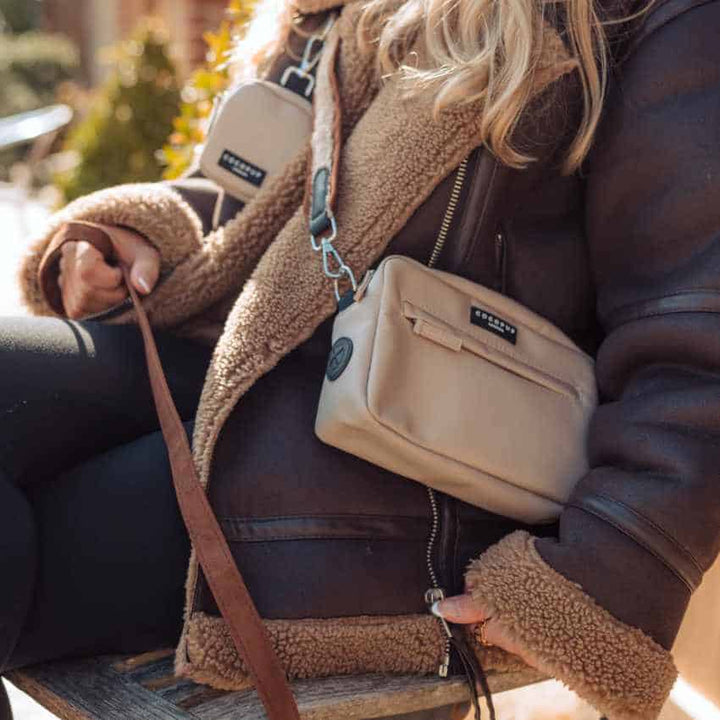 Popruh na pamlskovník CocoPup Brown Aviator
